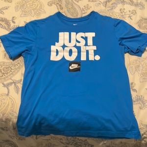 Blue Nike Tee shirt Size L